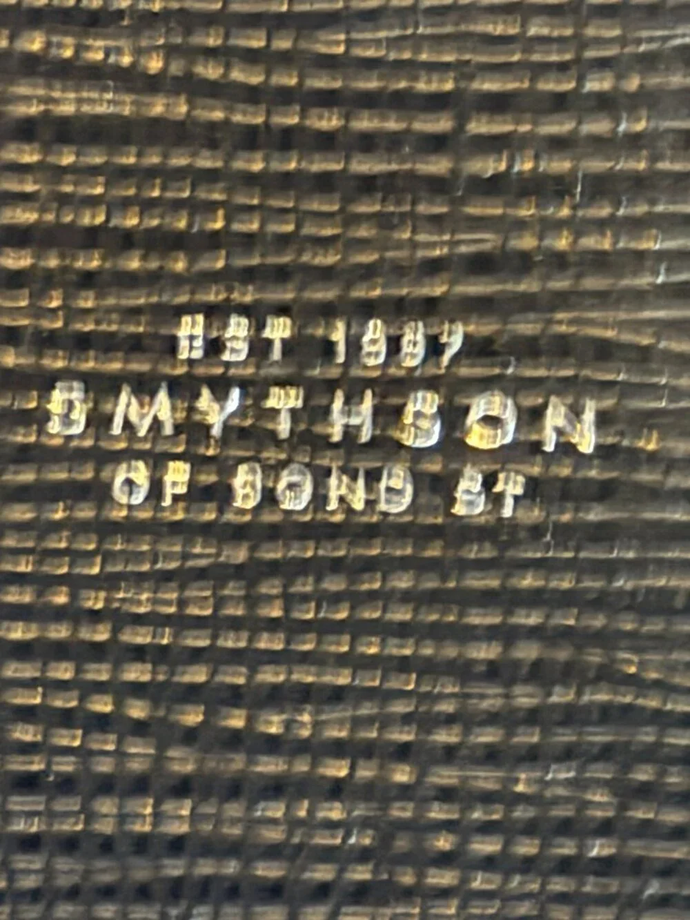 Smythson of Bond Street Black Leather Briefcase Ludlow